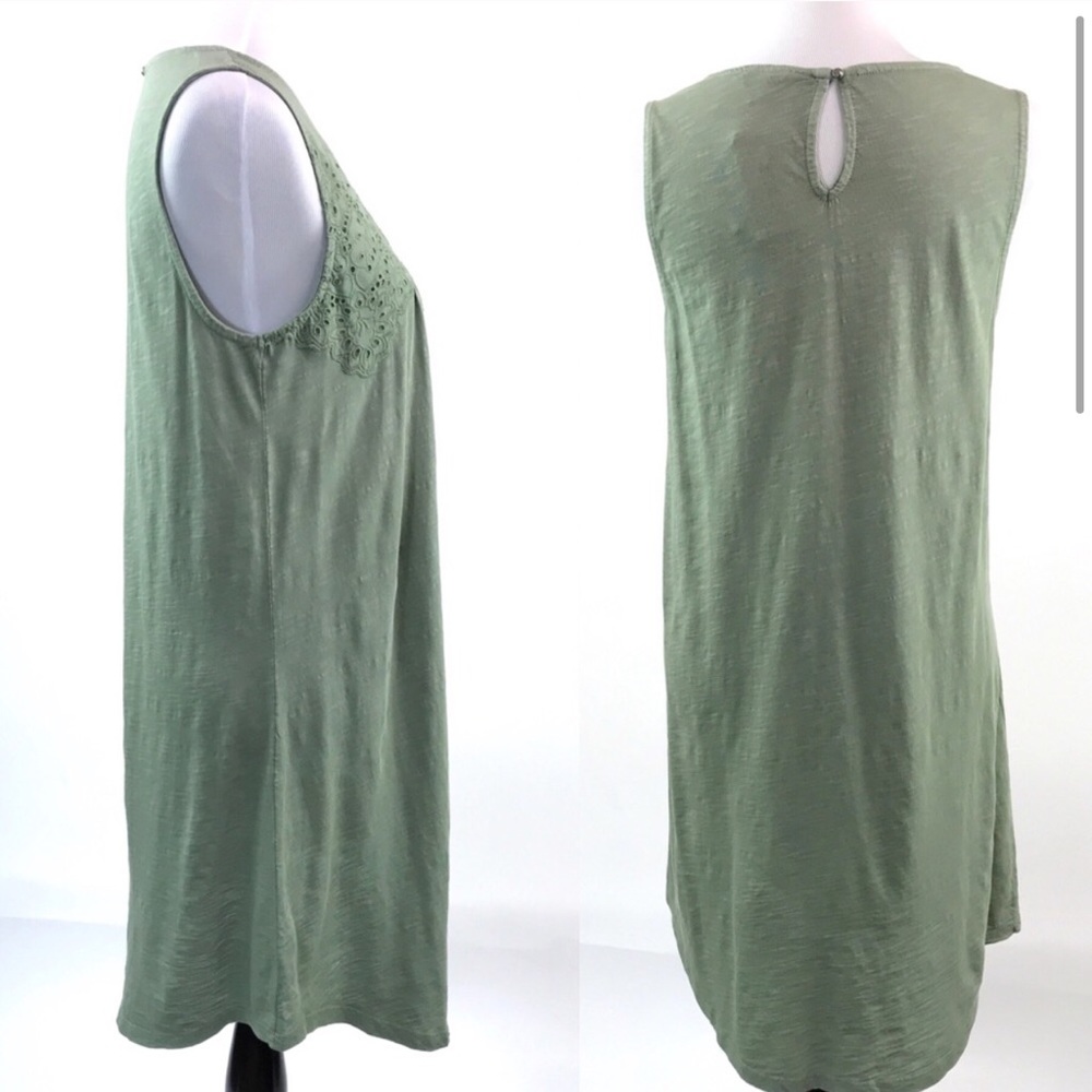 Lucky Brand eyelet tank dress